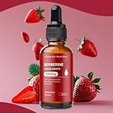 Berberine Supplement 3000mg with Ceylon Cinnamon, Blood Sugar Support & Glucose Balance, with Bitter Melon & Turmeric, Metabolic Health, High Strength Berberine Liquid Drops, 60ml, Strawberry Flavour - Image 4