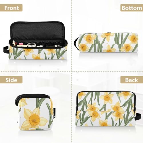 Bolsa de viaje amarilla para planchas de pelo resistente al calor miniatura 5
