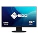 EIZO FlexScan EV2480-BK 60,5 cm (23,8 Zoll) Monitor (HDMI, USB 3.1 Hub, USB 3.1 Typ C, DisplayPort, 5 ms Reaktionszeit, Auflösung 1920 x 1080) schwarz