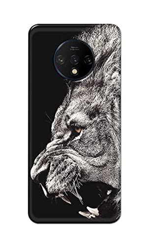 Image of Roaring Lion Hard Back Case Cover for OnePlus 7T Back Cover -(J5) VNS2225