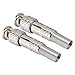 Jonlaki 10Pcs Solderless Male BNC Connectors for Easy Surveillance Camera Installation with Full Copper