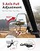 KEMIMOTO UTV Side Mirrors, UTV Mirrors for 1.65-2 inch Roll bar Compatible with Polaris RZR, Can-Am Maverick X3, Pioneer, Talon, Teryx, Gator, CFMOTO, Multi-Adjustment Convex Mirrors