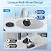 2025 Ultrasonic Retainer Cleaner for Dentures & Aligner, Durable Removable Base and Top Cover, Denture Cleaner Machine with 4 Modes for Mouth Guards, Jewelry, Rings, etc (Black)