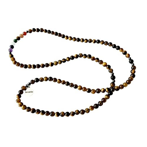 Bracelet 7 Chakras et Oeil de Tigre pour l'équilibre des énergies - 2