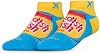 Odd Sox BASIX Novedad – Calcetines Deportivos de Tobillo y Cuarto de Caramelo – Talla Grande para Hombres y Mujeres – Comodidad Diaria 2