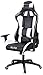Produktbild ELITE Gaming Stuhl MG200 Destiny - Ergonomischer Bürostuhl - Schreibtischstuhl - Chefsessel - Sessel - Racing Gaming-Stuhl - Gamingstuhl - Drehstuhl - Chair - Kunstleder Sportsitz (Schwarz/Weiß)