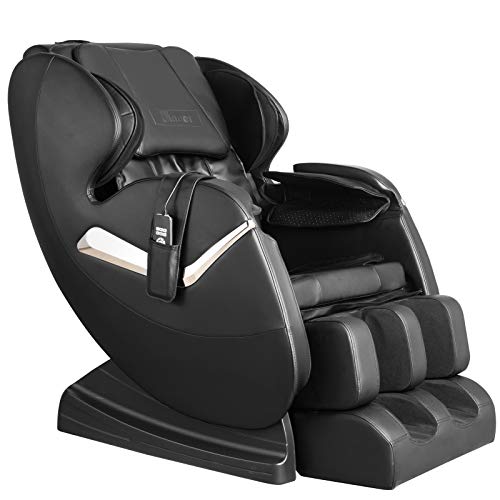 Nager Electric Massage Chair Massage Sofa Full Body Zero Gravity Shiatsu Recliner Kneading & Vibration Massage with Heat, Black