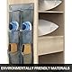 IFUDE Schuhorganizer Camping Schuhhalter Wohnmobil Ohne Bohren, Shoes Organizer Closet Hängend für Schrank, Tür, Wohnmobil Schuh Aufbewahrung 6 Große Masche Taschen, Nicht Gewebte Stoffe