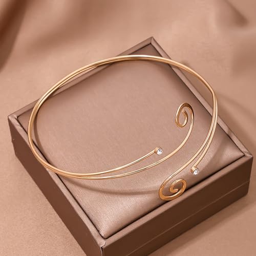 Image of Long tiantian Gold Arm Cuff Upper Arm Armband Greek Goddess Costume Jewelry