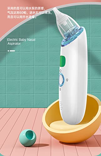 JusirHe Aspirador Nasal Elétrico Para Bebês, Dispositivos De Congestão Nasal Para Recém-nascidos E B