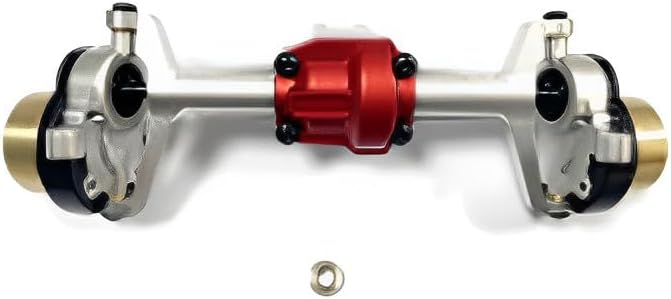 Aluminum Alloy Front Axle For 1/18 HOBBYPLUS CR18P Rock Van CR18P Rock Van Lightweight Aluminum Alloy Front Axle, Silver