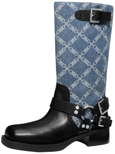 Michael Kors Crosby Moto Boot, Stivali da Motocicletta Donna, Lavaggio Union, 40 EU