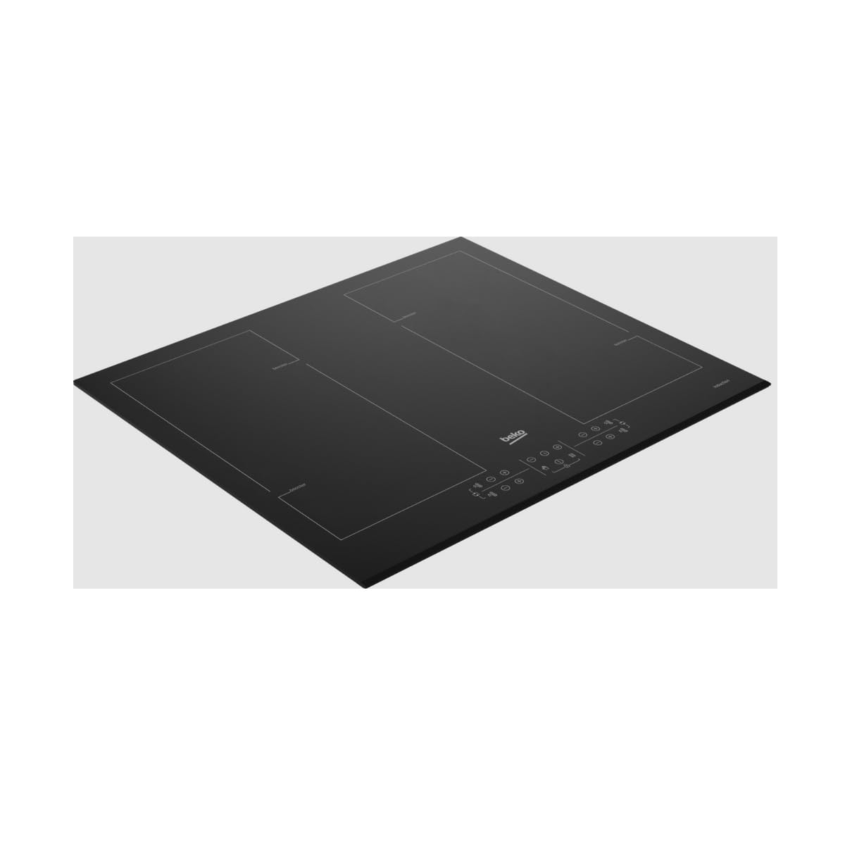 Beko induktionskochfeld 60cm 4 brenner 7200w schwarz hii64206f2mt