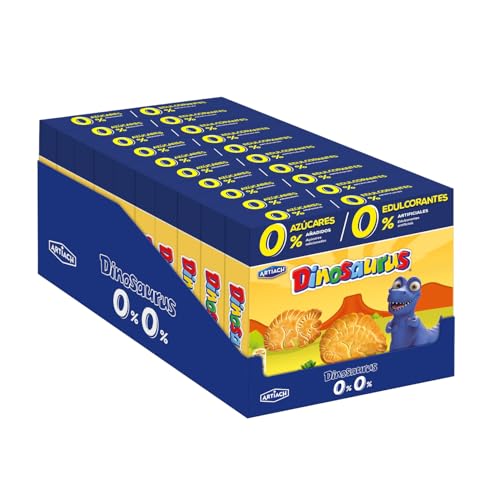 Galletas Dinosaurus 0%0% 185gr (Pack de 12). Total 2,65kg - Dinosaurus