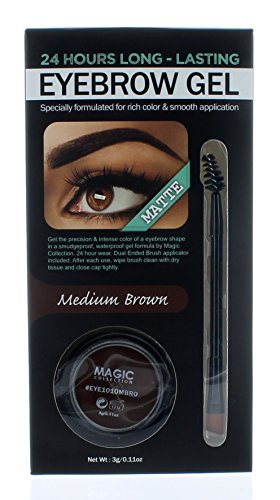 24 Hour Long Lasting Waterproof Eyebrow Gel Medium Brown #Eye1010Mbr0 #TOP18