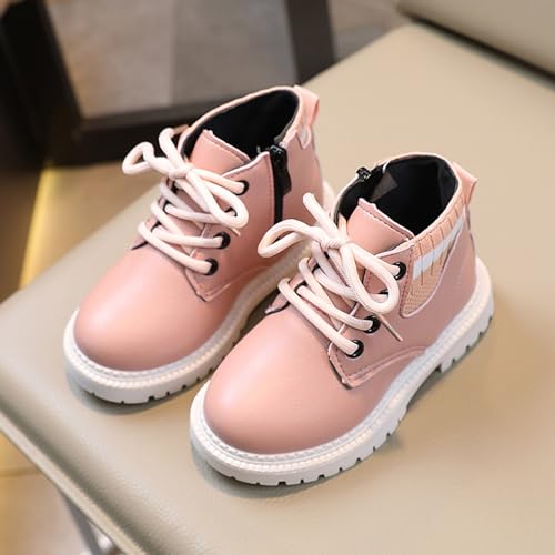 IWIHMIV Hiking Work Boots for Boys Girls Waterproof Outdoor Ankle Boot Toddler Boys Winter Shoes Short Boots2