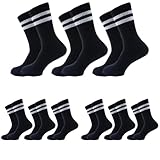 Sam socks set of 3 half towel sport Long sock Women Black size 36-40 EU