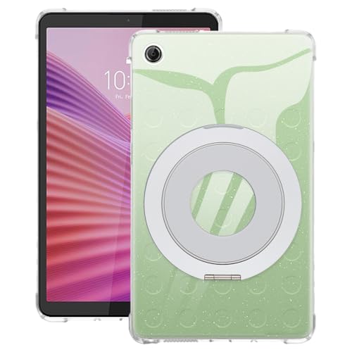 Coque Lenovo Tab One 8.7 2025 transparente avec support de bureau argenté antichoc