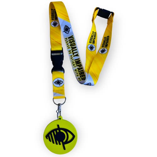 Cordon clip détachable Please Be Patient with Me badge visuel silicone relief