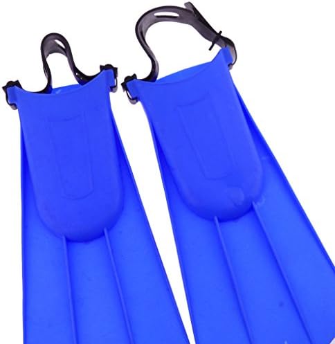 Miniatura 4 de Adultos Aletas Ajustables Natación Buceo Herramientas de Aprendizaje - Azul, L