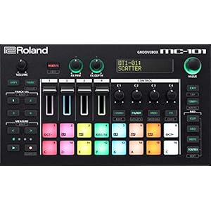 Roland AIRA DJ Groovebox MC-101 zwart, Productiestudio in zakformaat