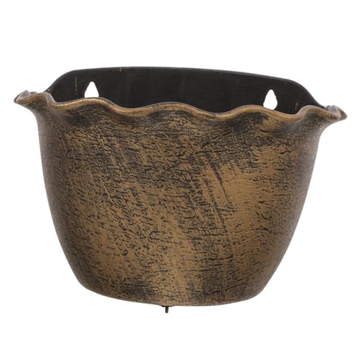 DECOMELODY da Parete in Plastica con Gancio per Piante da Balcone Fioriera Appesa Resistente e Decorativa per ed Esterni Supporto per Piante da Facile da Installare