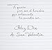 Hallmark 0399VFE7835 Vida Spanish Romantic Valentine's Day Greeting Card for Him (Love Note)