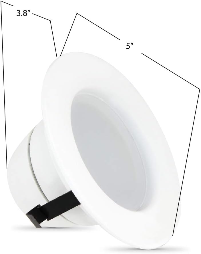 Feit LEDR4/830 50W Equivalent 4" Retrofit Kit, Soft White