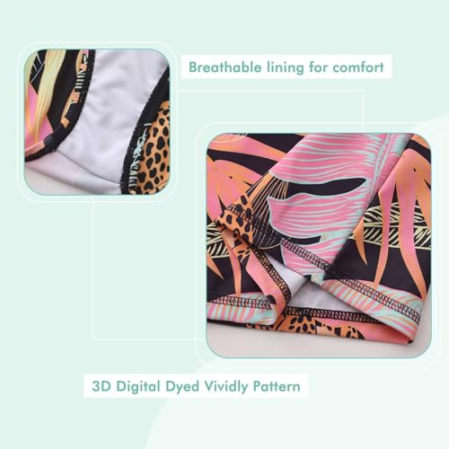 Image of Girls Two Piece Rash Guard Swimsuits Set Long Sleeve Bathing Suit with UPF 50+ Sun Protection Kids Sunsuits Swimwear Set