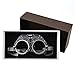 NICHOY Adjustable Trial Frame Optical Trial Lens Frame PD 54-70Mm Pure Titanium Optical Trial Eye Optometry Lens Frame Test Optician(Color:é»‘è‰²,Size:PD 54-70)