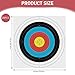 Archery Target Paper, 20PCS 24Inch/16Inch 10 Ring Shooting Targets Paper, Hunting & Shooting Practice Clear Painting Archery Targets for Backyard Accessories Bow