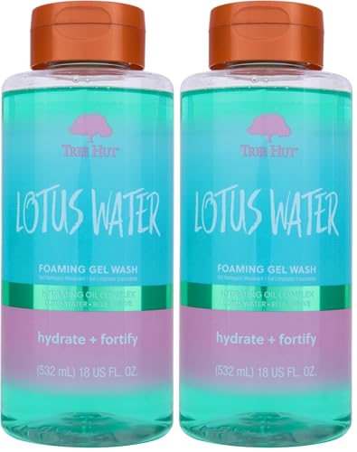 Image of Tree Hut Lotus Water Wash Foaming Gel, Cleanse & Soothe Skin Without Stripping Moisture, Made with our Hydrating Oil Complex, 18 Fl Oz (Pack of 2)
