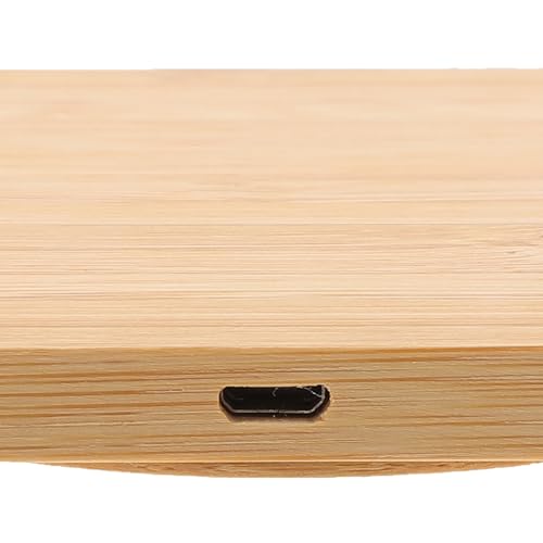 Cargador inalámbrico portátil 10w de madera para teléfono móvil con protección SHINYPASING 5