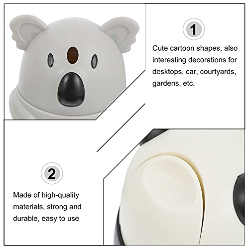WINOMO 2Pcs Paliteiro Automática Paliteiro Panda Koala Forma Inteligente Criativo Palito Palito Caix