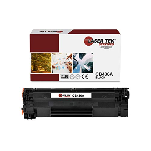 Laser Tek Services Compatible Toner Cartridge Replacement For Hp 36A Cb436A Works With Hp Laserjet M1522N M1522Nf Mfp, P1505 Printers (Black, 1 Pack) - 2,000 Pages #TOP3