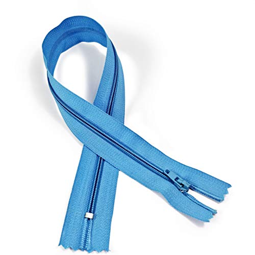 KGS Nylon Zippers for Sewing Crafts | 20 Assorted Colors | 100 Zippers/Pack (12 Inch) - Thumbnail 6