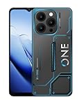invens NOTE 12P Unlocked Smartphone, 6.6" HD+ Display, 48MP Camera, 5000mAh Battery, 4+12GB RAM 128GB ROM, Dual SIM + TF, Android 15 SIM Free Mobile Phone, Type-C, Face ID/Fingerprint (Cyber Blue)