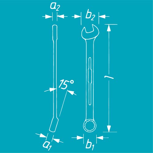 Hazet 600N-10 Combination Wrenches #TOP4