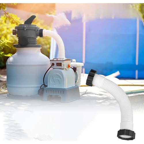 Miniatura 3 de Juego De Manguera Y Tuercas Para Piscina Bestway - Manguera De Repuesto Blanca Para Bomba De Piscina De 1,5 De Diámetro 0,4 M