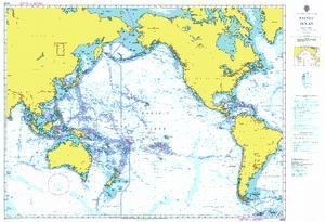 UKHO BA Chart 4002: A Planning Chart for The Pacific Ocean
