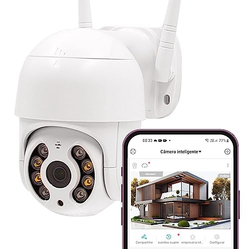 Haiz Câmera de Segurança Com Antena Speed Dome Ip Wi-fi Sistema Icsee Infravermelho Sd HZ-A8
