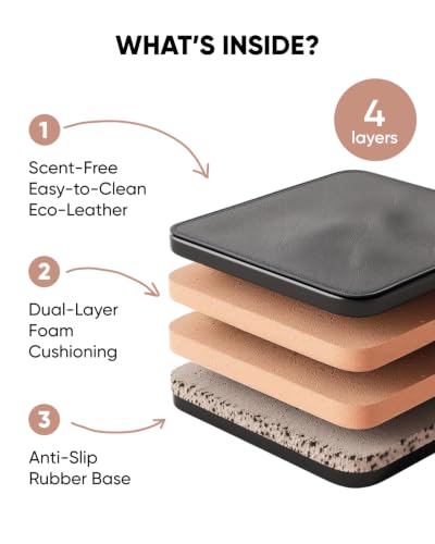 Image of Owleys Kick Mat Back Seat Protector - Car Back Seat Cover for Kids Feet - Waterproof & Sturdy Protector for Upholstery from Dirt, Mud, Scratches and Stain (Gray)