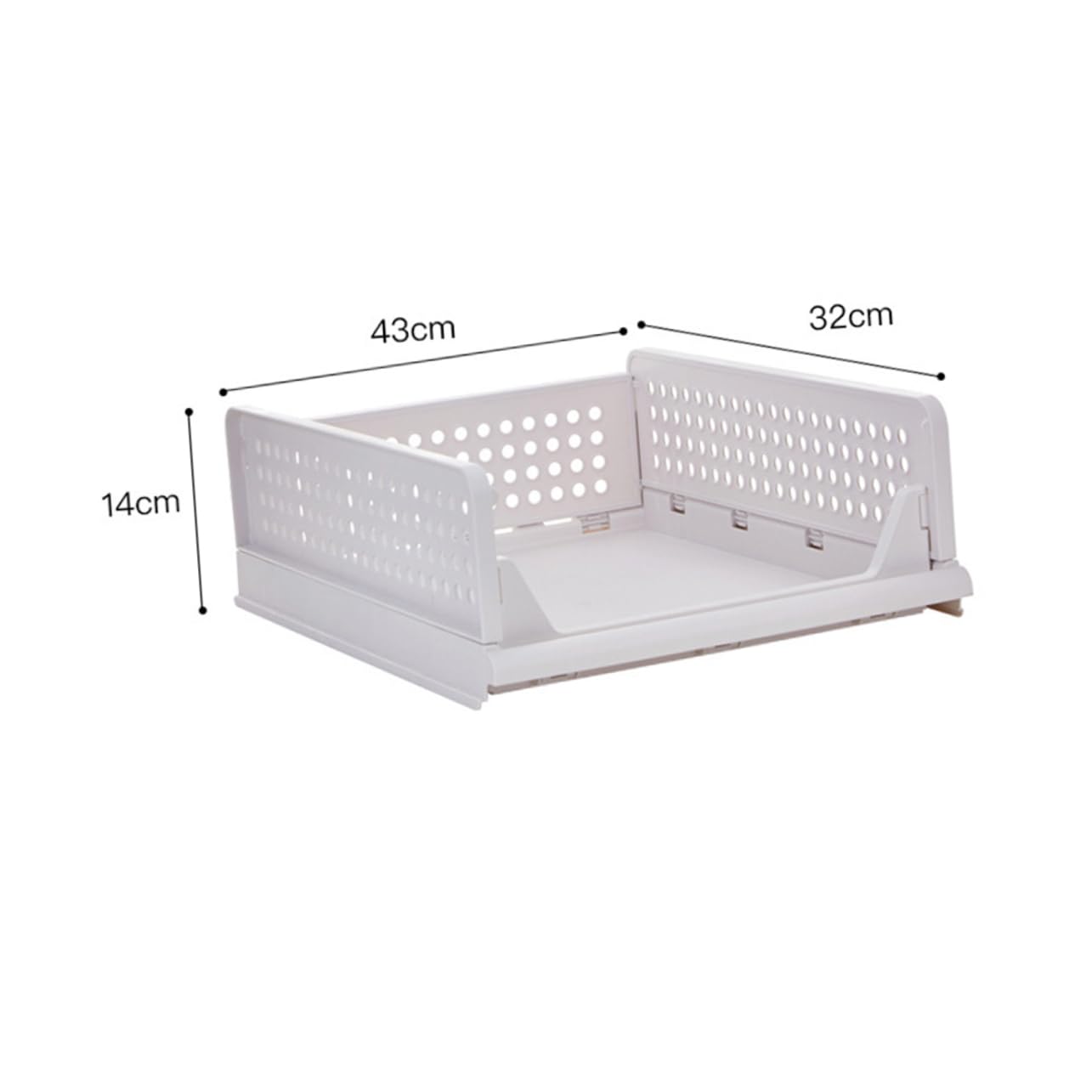 Artibetter Organizzatore per Vestiti a Cassetti in Plastica Staccabile e Ventilato per Armadio Camera Compartimenti Multipli, 2 Pezzi