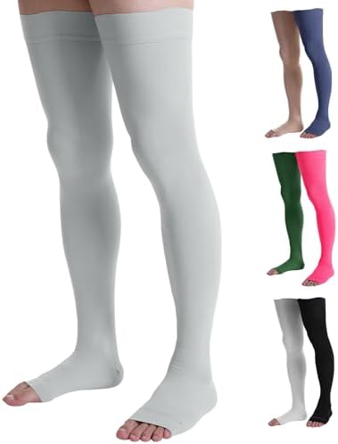 Doc Miller Thigh High Compression Socks 20-30mmHg