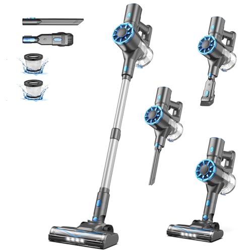 Cordless Stick Vacuum Cleaner Self-Standing, 8-in-1 Vacuum