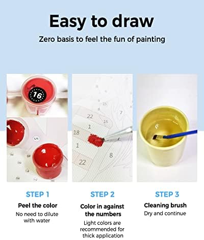 Tropical Plant Paint by Numbers for Adults Beginner, Acrylic Watercolor Paint by Number for Kids, Painting by Numbers DIY Gift Canvas Painting Kits 16x16inch, Botany Palm Leaf Flower and Hummingbird 5 41CEw0bRBkL. AC
