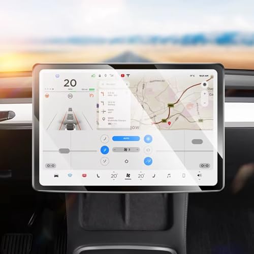 Film Écran Tactile Tesla Haute Finition Protecteur Transparent Navigation