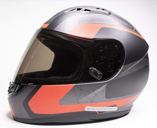 HJC Visor Replacement Face shield HJ-09 Anti-Scratch (Smoke Lens) fits HJC Helmets CL-15, CL-16,CL-17,CL-SP,CS-R1,CS-R2,CS-R3,FS-10, FS-15, IS-16, FG-15,AC-12