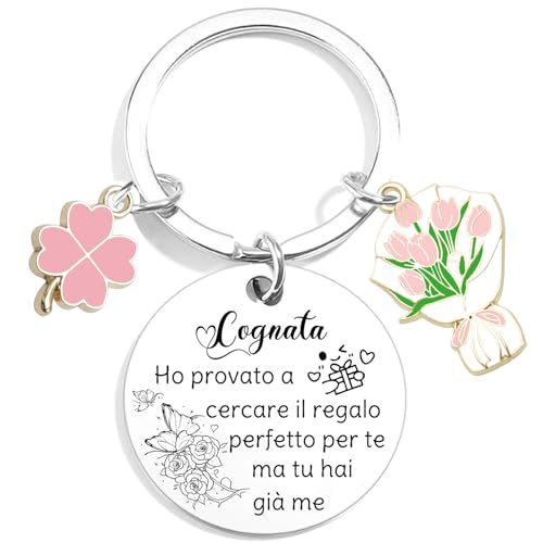 Regalo Portachiavi Cognata