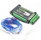 3 Axis 4 Axis 5 Axis 6 Axis 200KHz NVUM USB MACH3 Motion Control Card CNC Controller Driver Breakout Board for Stepper Motor Servo Motor (4 Axis)